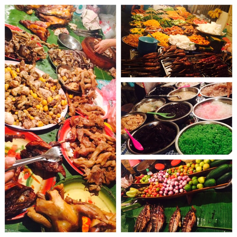 All-you-can-eat Buffet auf dem Markt