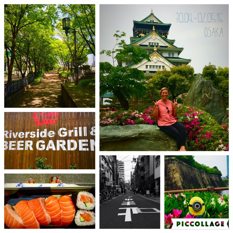 Ein toller Tag in Osaka - japanische Burgen anschauen und Sushi schlemmen
