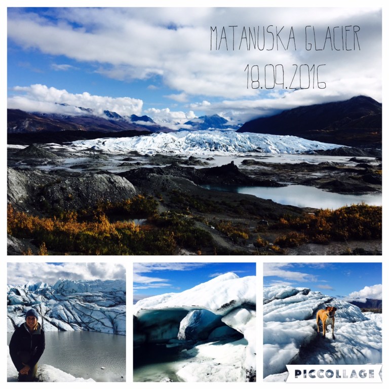 My last glacier hike - in jogger pants and Nike sneakers