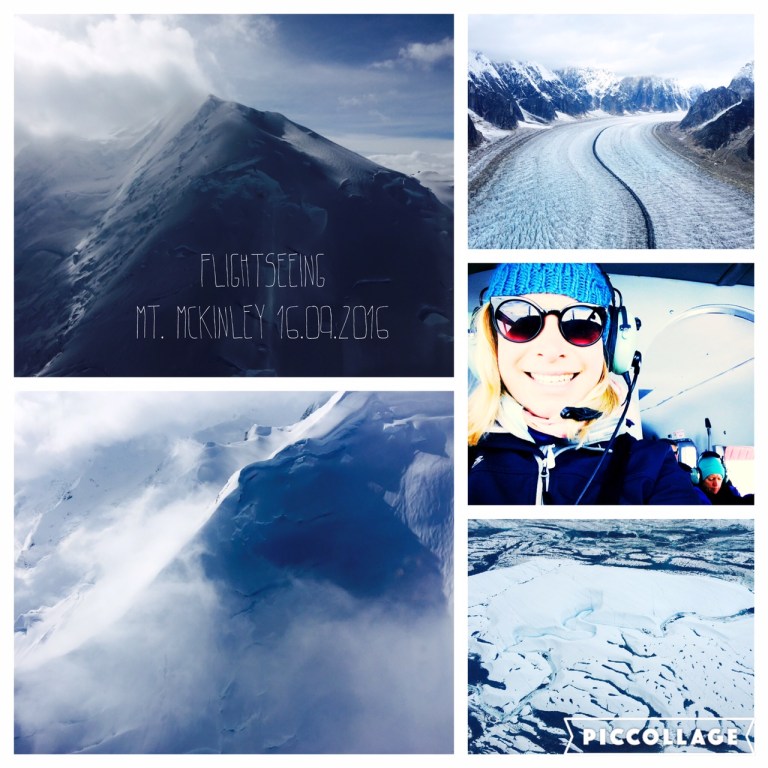 Co-pilot at glacier sightseeing