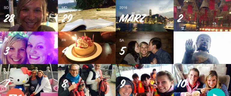 March - my birthday in Hong Kong & China