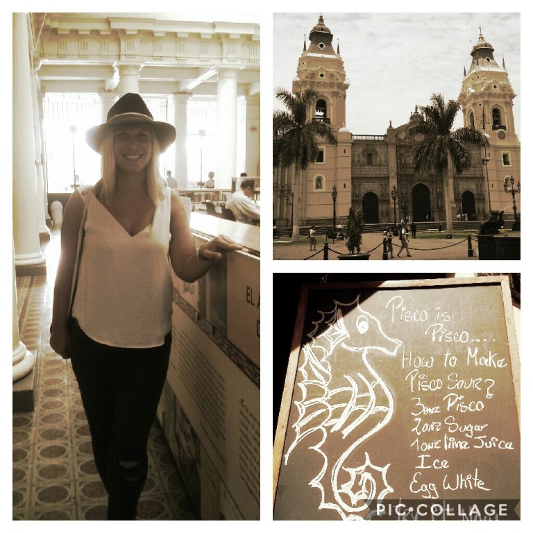 Enjoying the time in Lima - loved the original Pisco Sour